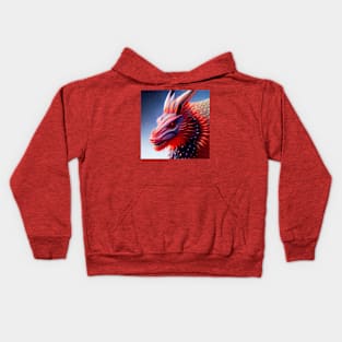 Crystal Dragons Series #02: Ruby Midnight Kids Hoodie